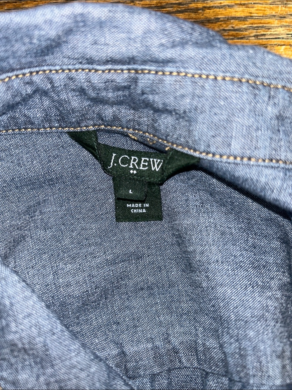 J. Crew Blue Jean  Shirt Dress - Picture 8 of 9